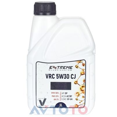 Моторное масло Extreme Lubricants EXVRC5W30CJ1L