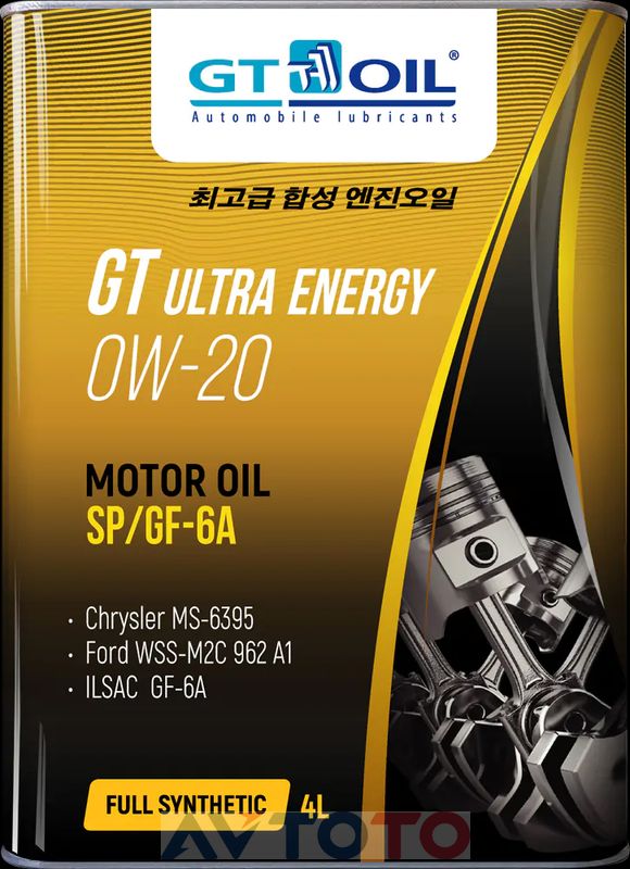 Моторное масло GT oil 8809059408902