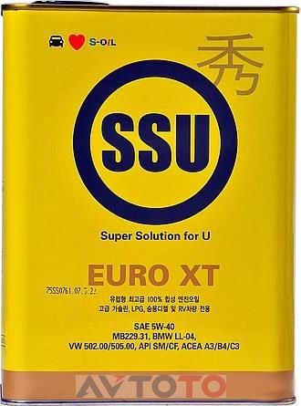 Моторное масло S-oil DSSU5W40EUR04