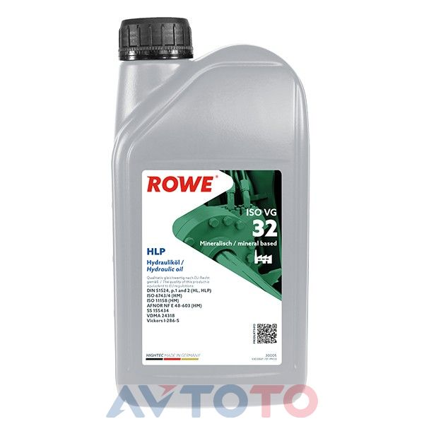 Гидравлическая жидкость Rowe 30005001099