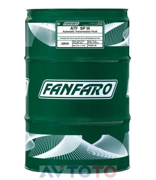 Трансмиссионное масло Fanfaro FF860760