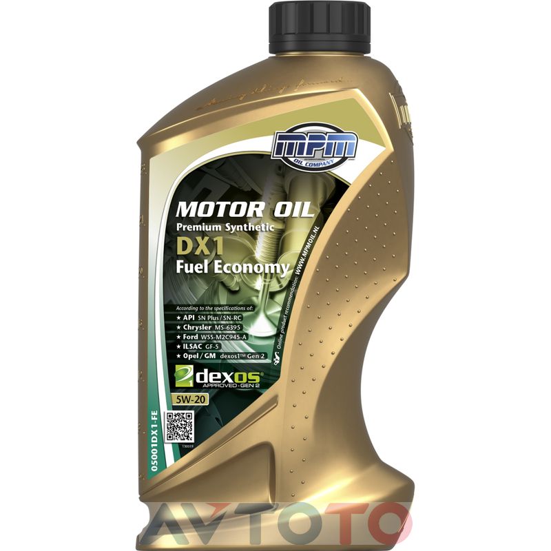 Моторное масло Mpm oil 05001DX1FE
