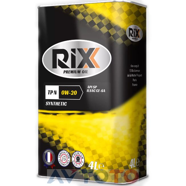 Моторное масло Rixx RX0002TPN