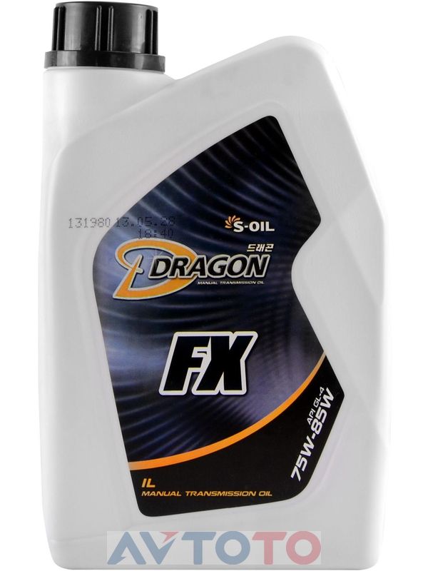 Трансмиссионное масло S-oil DFX75W85
