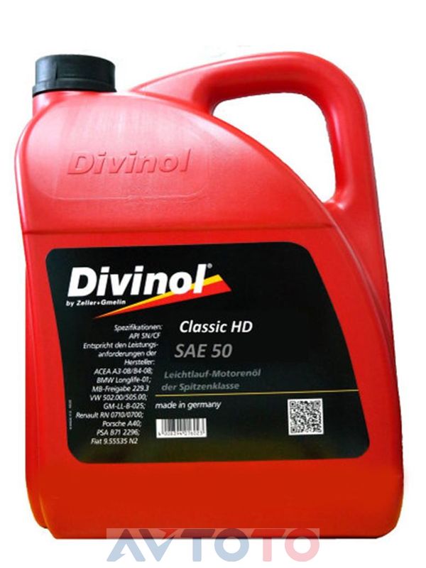 Моторное масло Divinol 4945CAK007