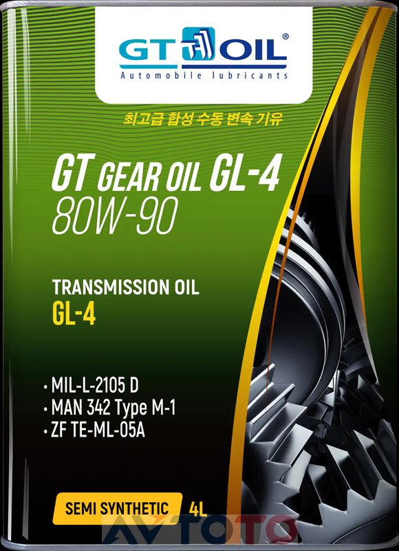 Трансмиссионное масло GT oil 8809059407769