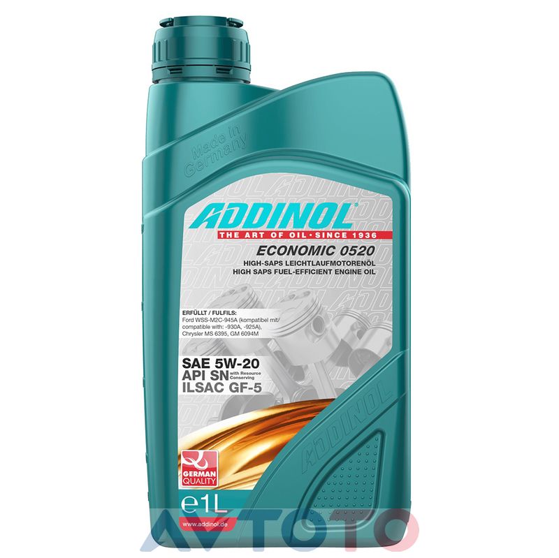 Моторное масло Addinol 72097607