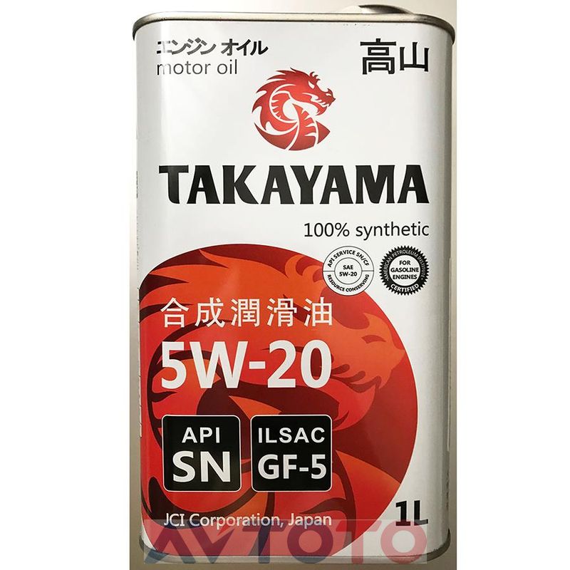 Моторное масло Takayama 605040