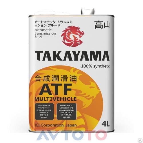 Трансмиссионное масло Takayama 169009