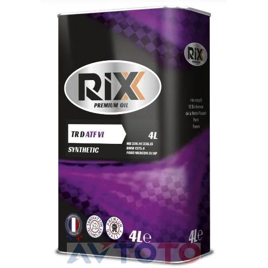 Трансмиссионное масло Rixx RX0007ATX