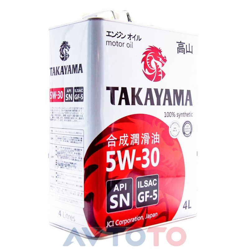 Моторное масло Takayama 605043