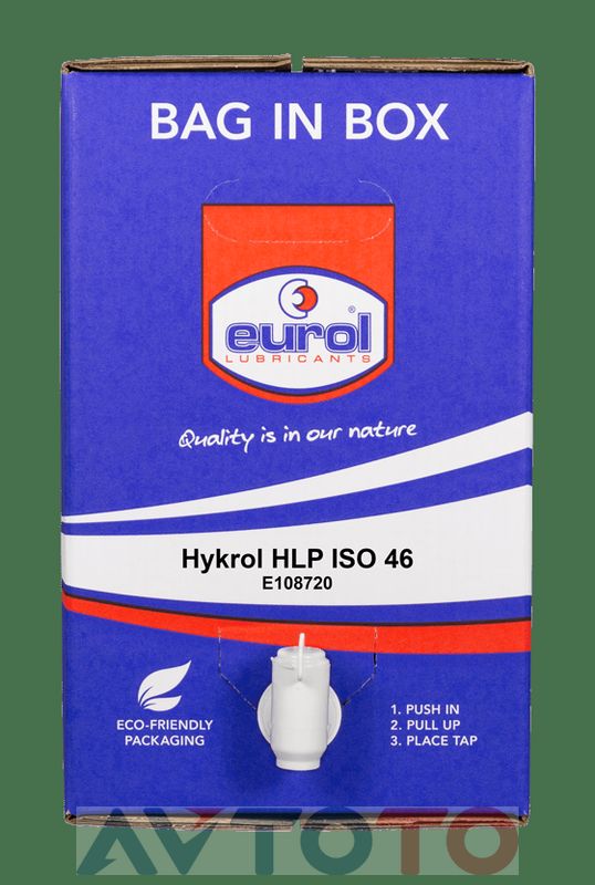 Гидравлическое масло Eurol E10872020LBIB