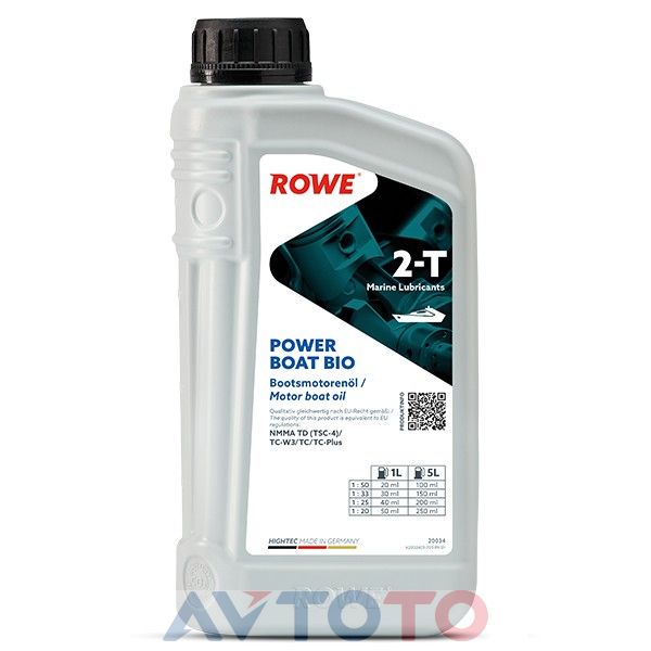 Моторное масло Rowe 20034001099