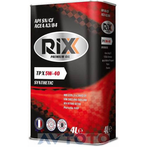 Моторное масло Rixx rx0007tpx
