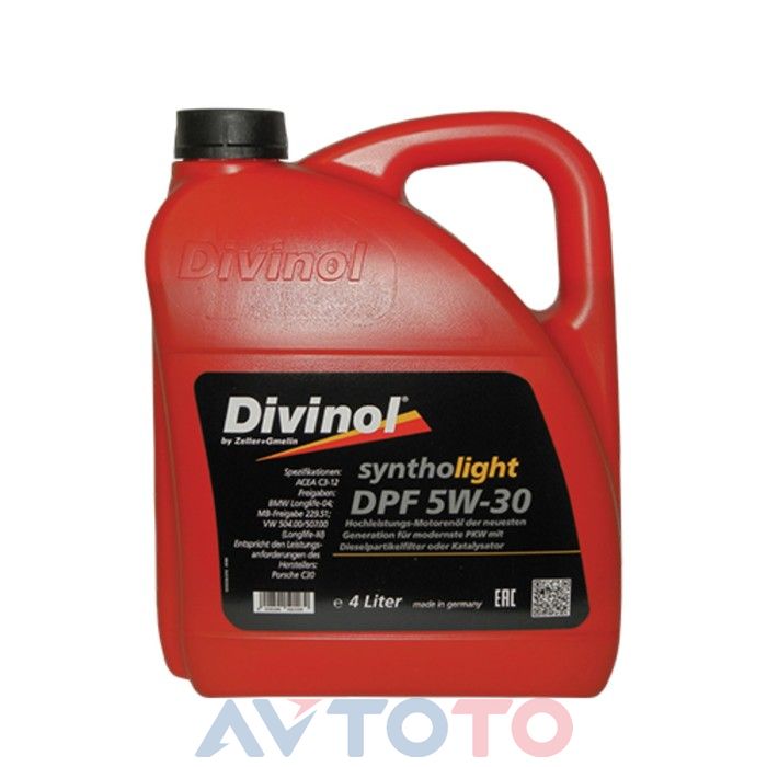 Моторное масло Divinol 49180K004