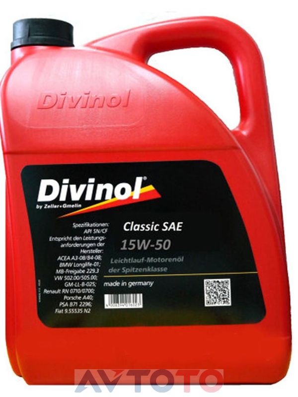 Моторное масло Divinol 4934CAK007