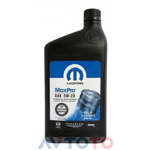 Моторное масло Mopar 68218890AA