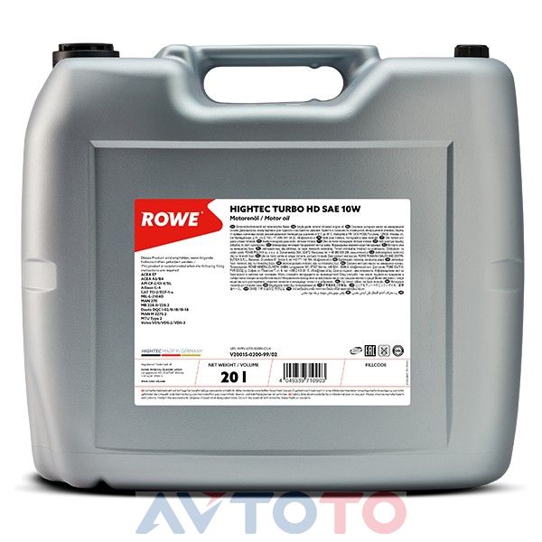 Моторное масло Rowe 20015020099