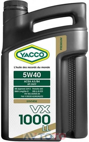 Моторное масло Yacco 302322