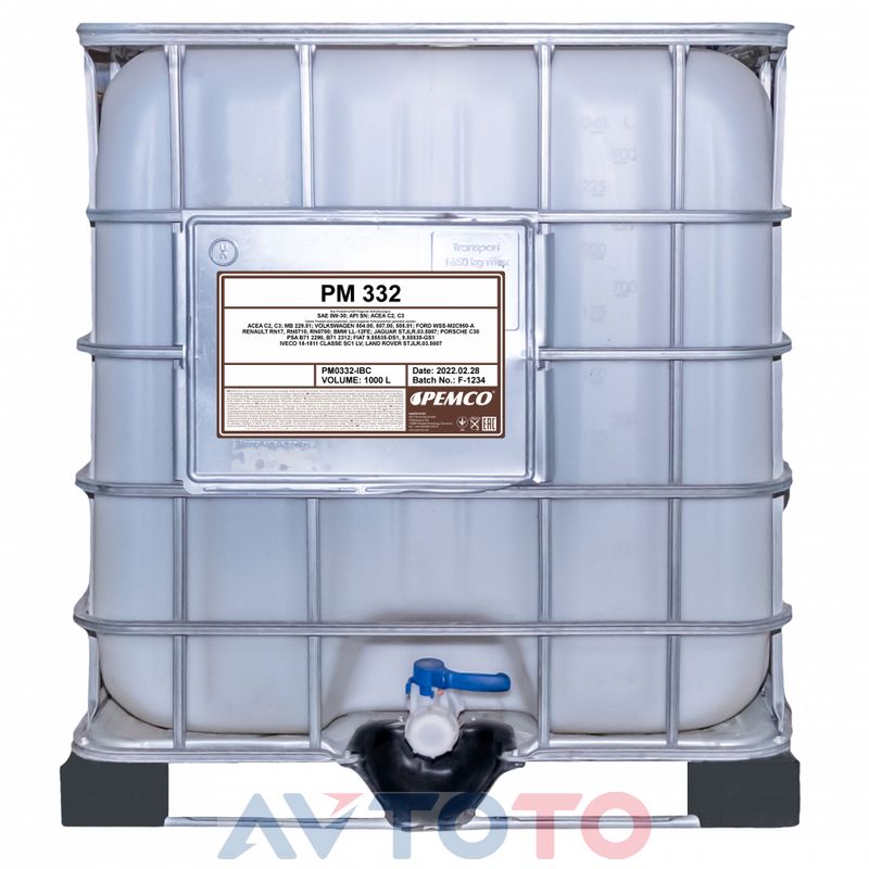 Моторное масло Pemco PM0332IBC