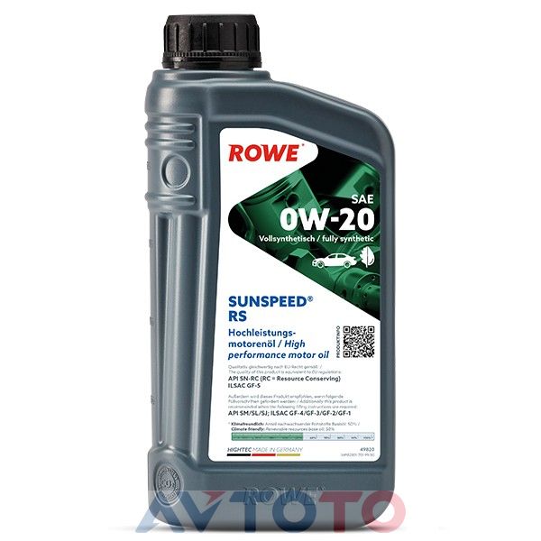 Моторное масло Rowe 49820001099