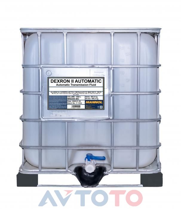 Трансмиссионное масло Mannol MN8205IBC