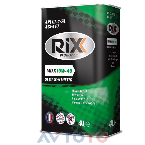 Моторное масло Rixx rx0002mdx
