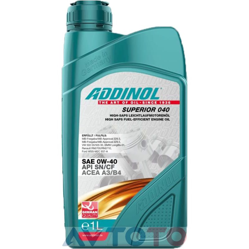 Моторное масло Addinol 72097907