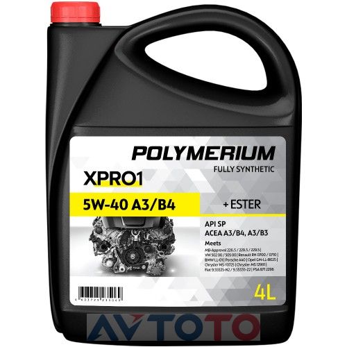 Моторное масло Polymerium plmx15404