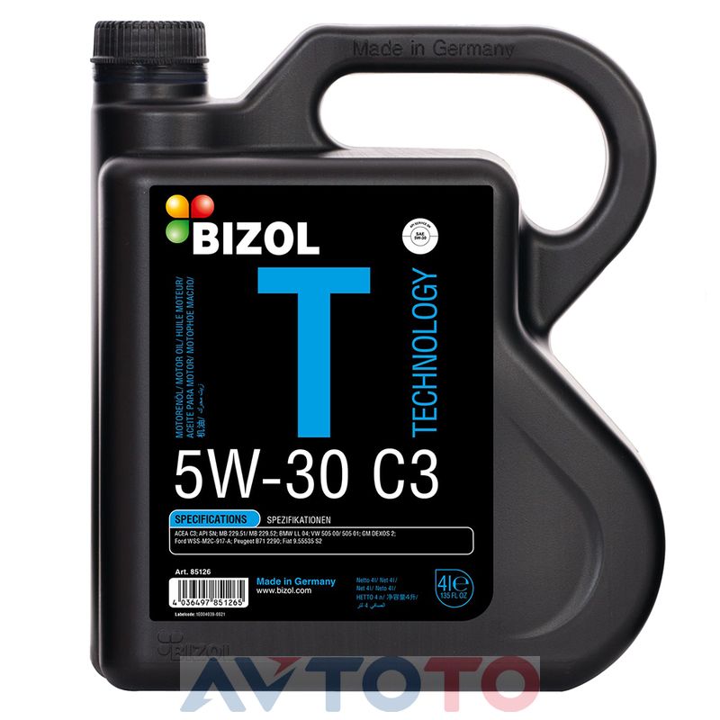 Моторное масло Bizol 85126