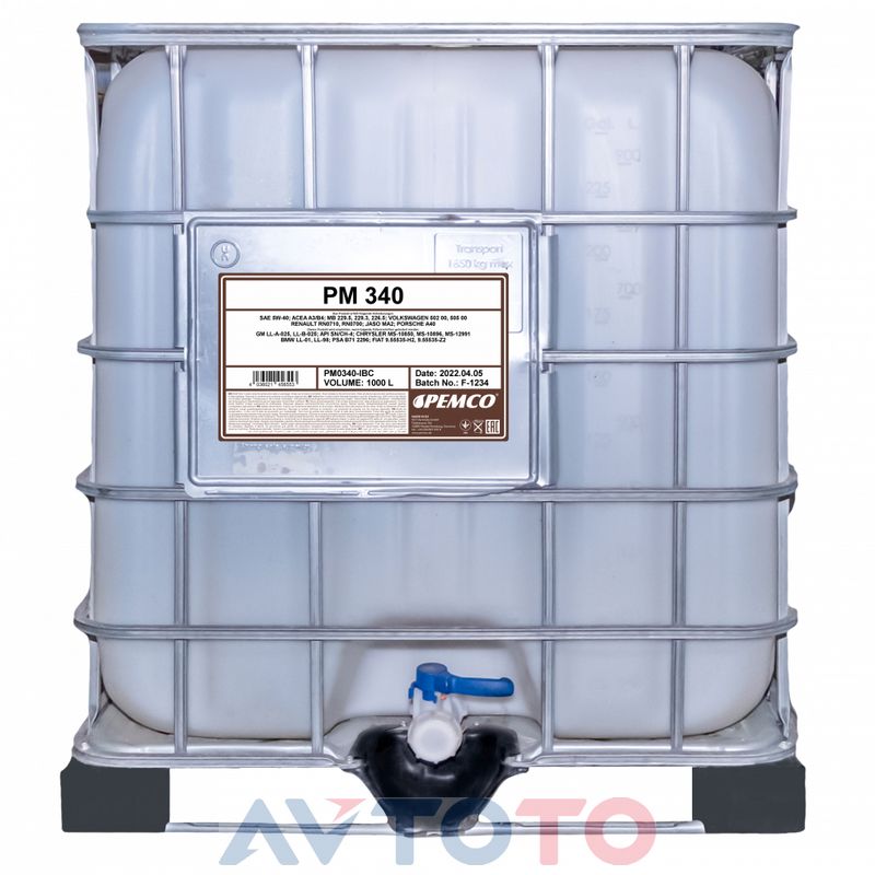 Моторное масло Pemco PM0340IBC