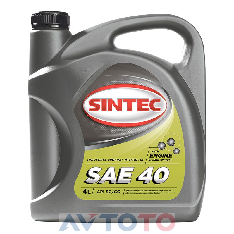 Моторное масло Sintec 900291