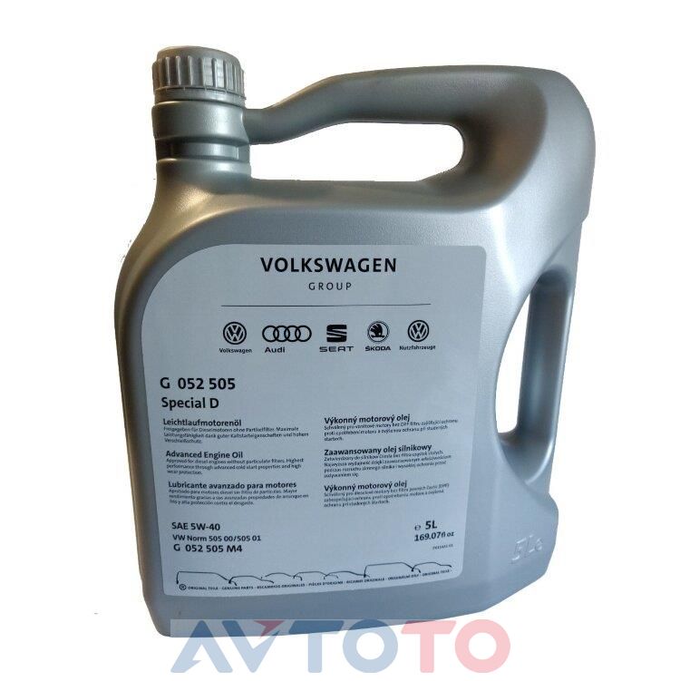 Моторное масло VAG G052505M4