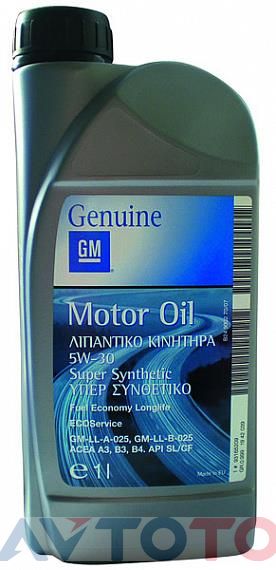 Моторное масло General Motors 1942039