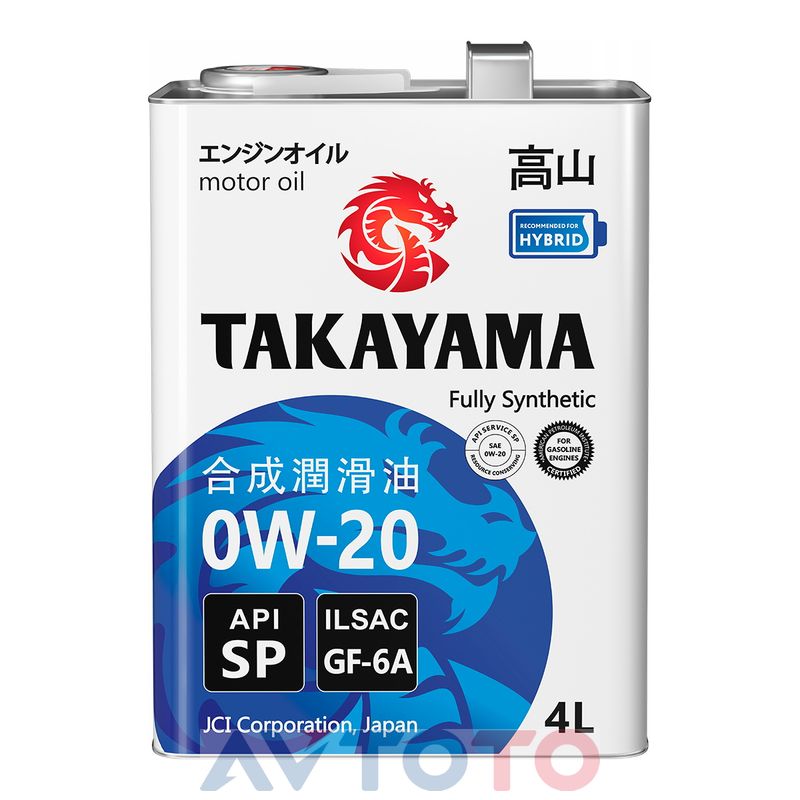 Моторное масло Takayama 605141