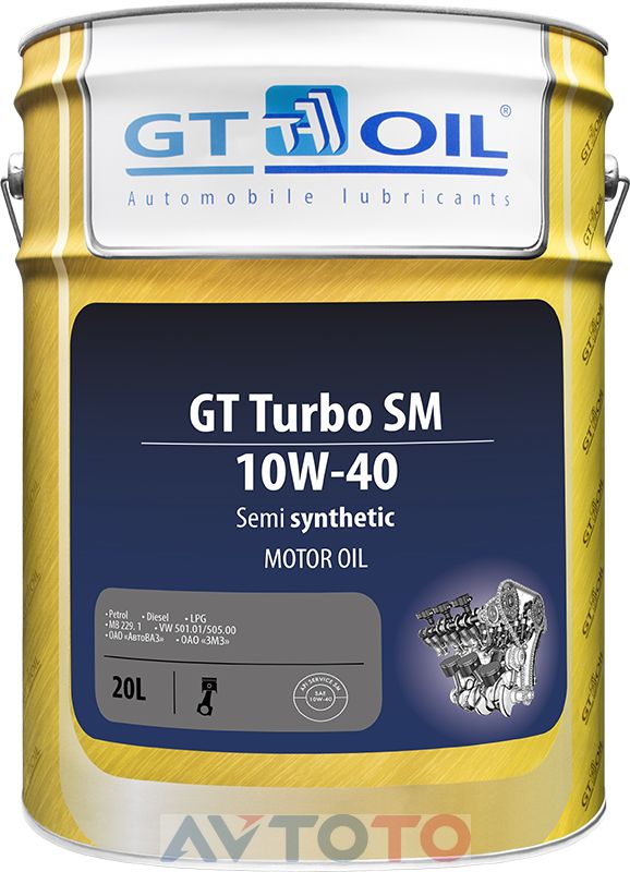 Моторное масло GT oil 8809059407332