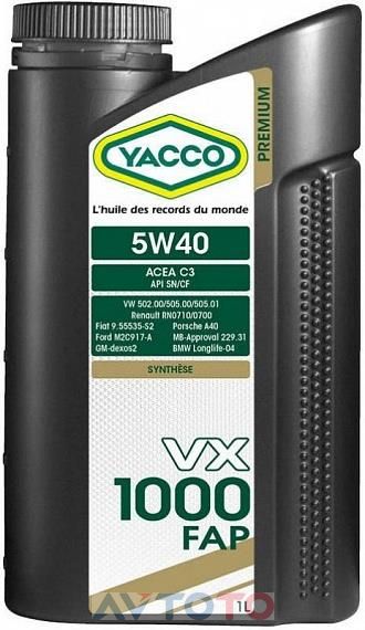 Моторное масло Yacco 302525