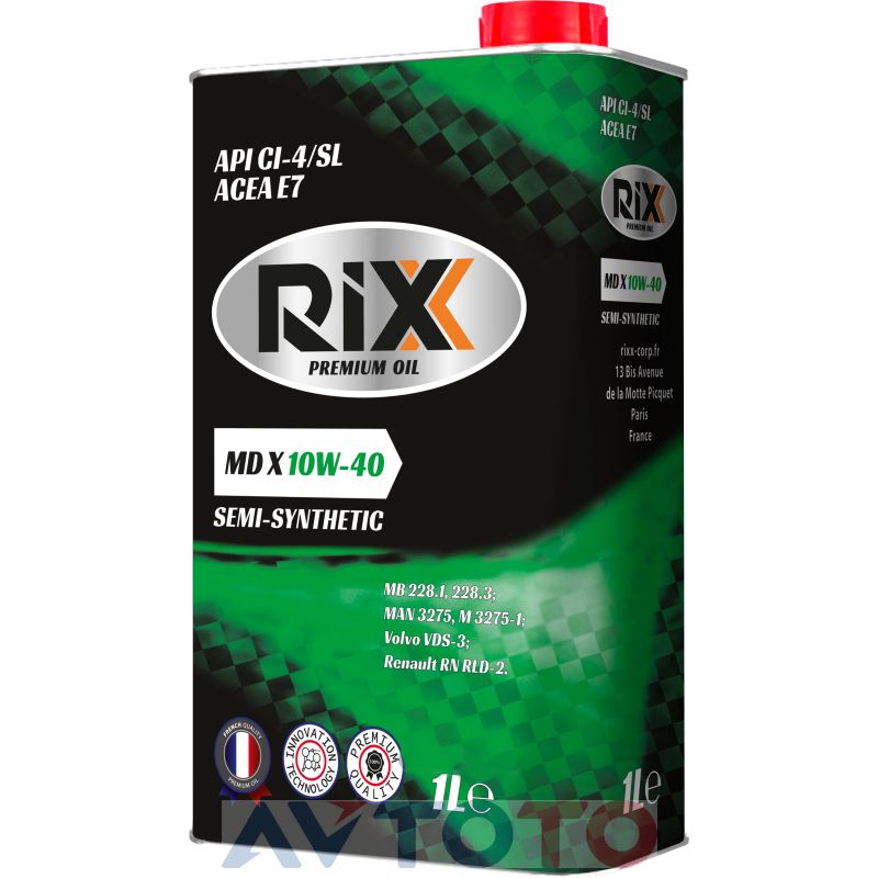 Моторное масло Rixx rx0001mdx